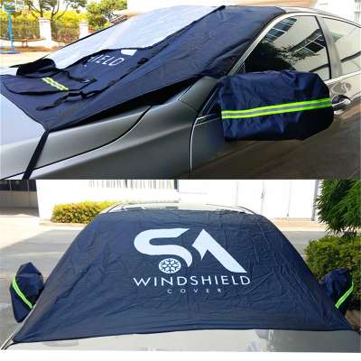 Magnetic car cover protect easy storage, car windshield snow cover